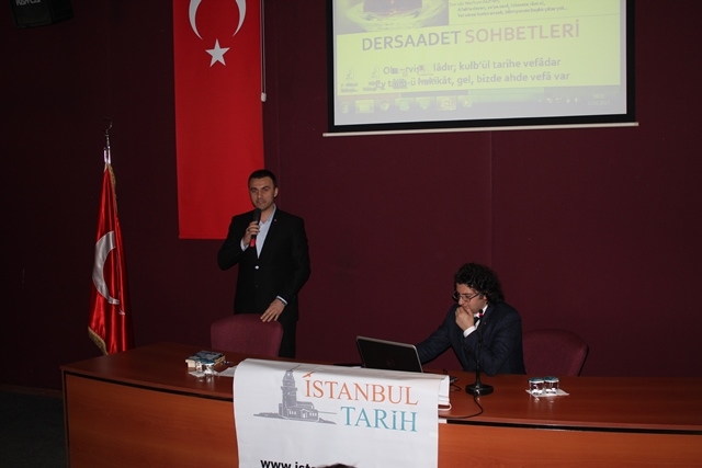 İstanbul ve kültür tarihimiz alanında gerçekleştirmiş olduğu ciddi çalışmalarla anınan Kabataş Lisesi Müdürü Tarihçi Yazar Fatih Güldal, 13 Ocak Cuma akşamı Ali Emiri Kültür Merkezinde tarihseverlerle biraraya geldi.