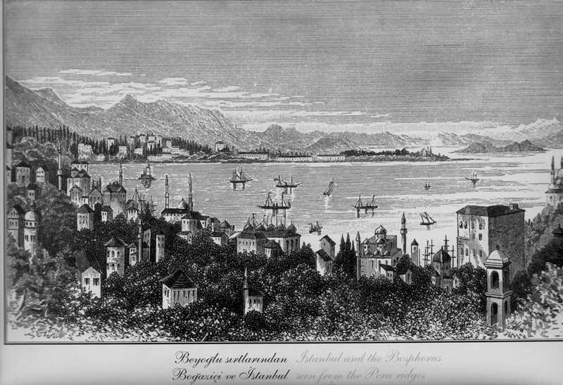 Gravüllerle İstanbul manzaraları İstanbul Tarih Farkıyla arşivlerden çıkarılıp sizin beğeninize sunulmuştur.