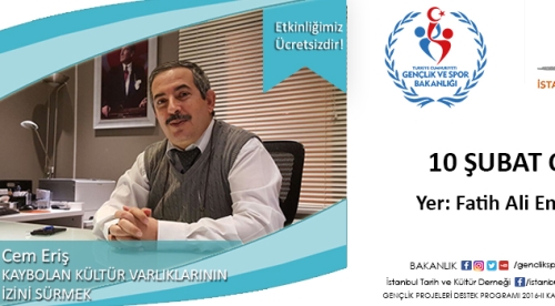 Cem Eriş ile "Kaybolan Kültür Varlıklarının İzini Sürmek"